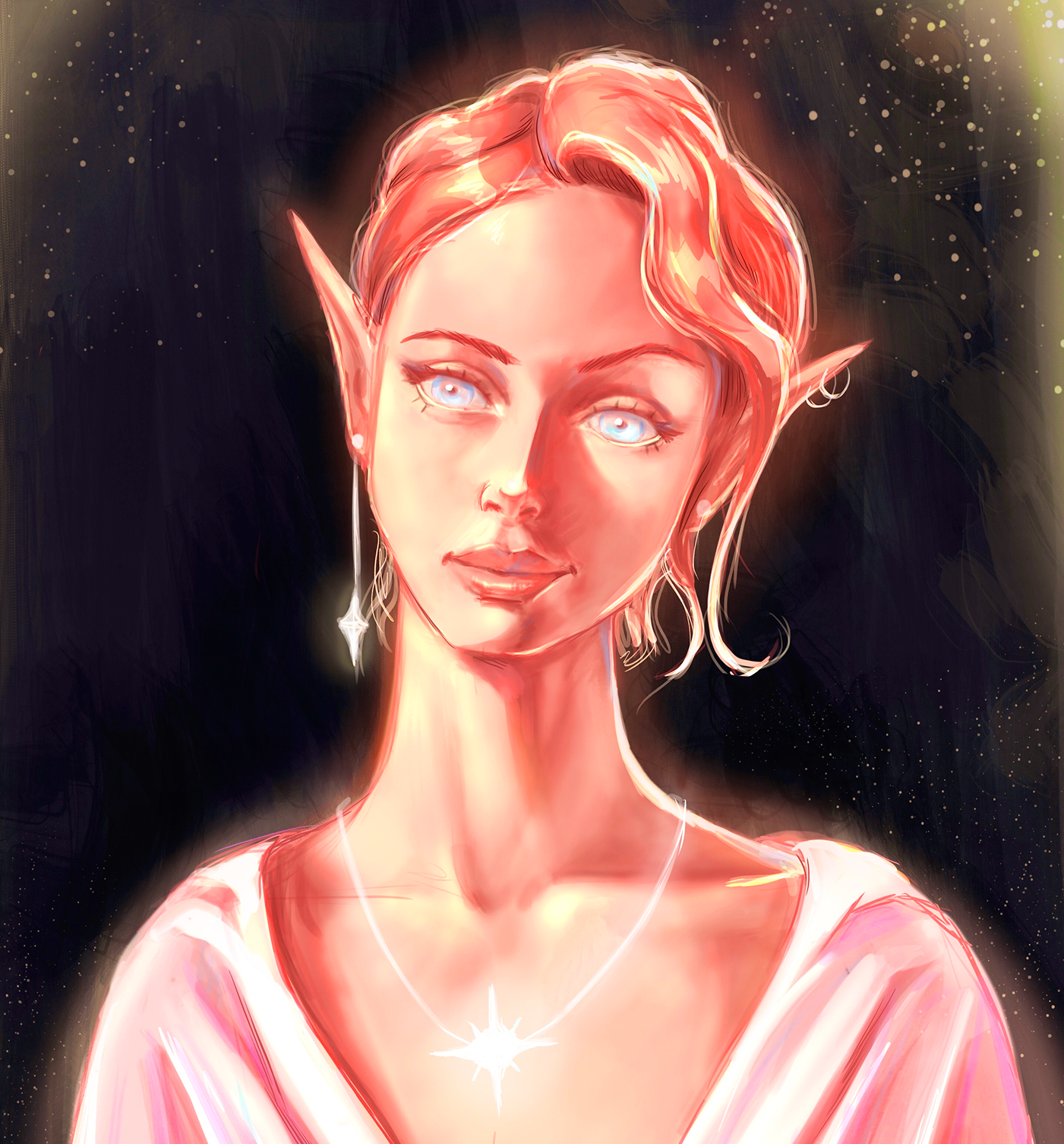 Painted portrait