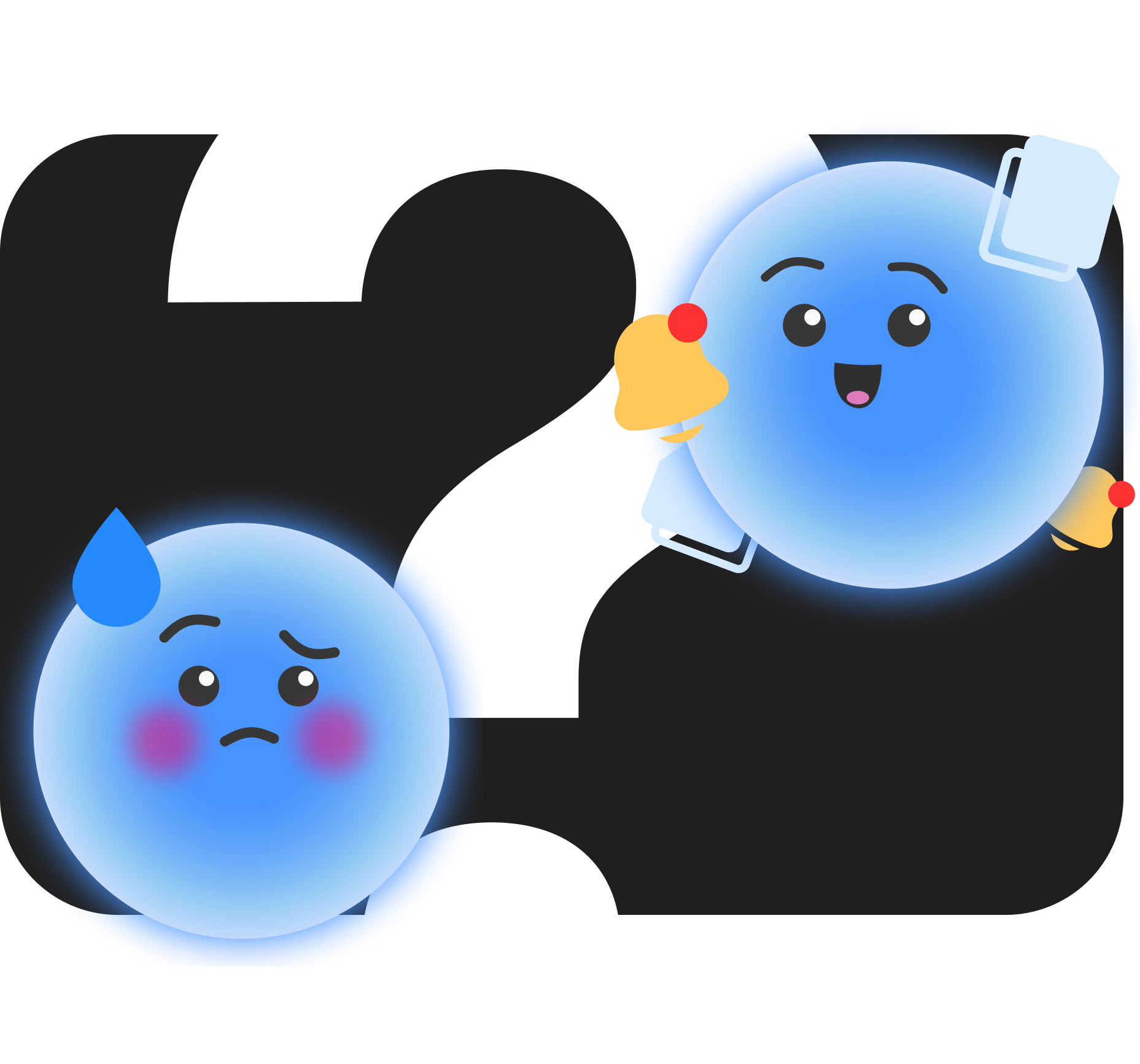 Behavioral research illustration